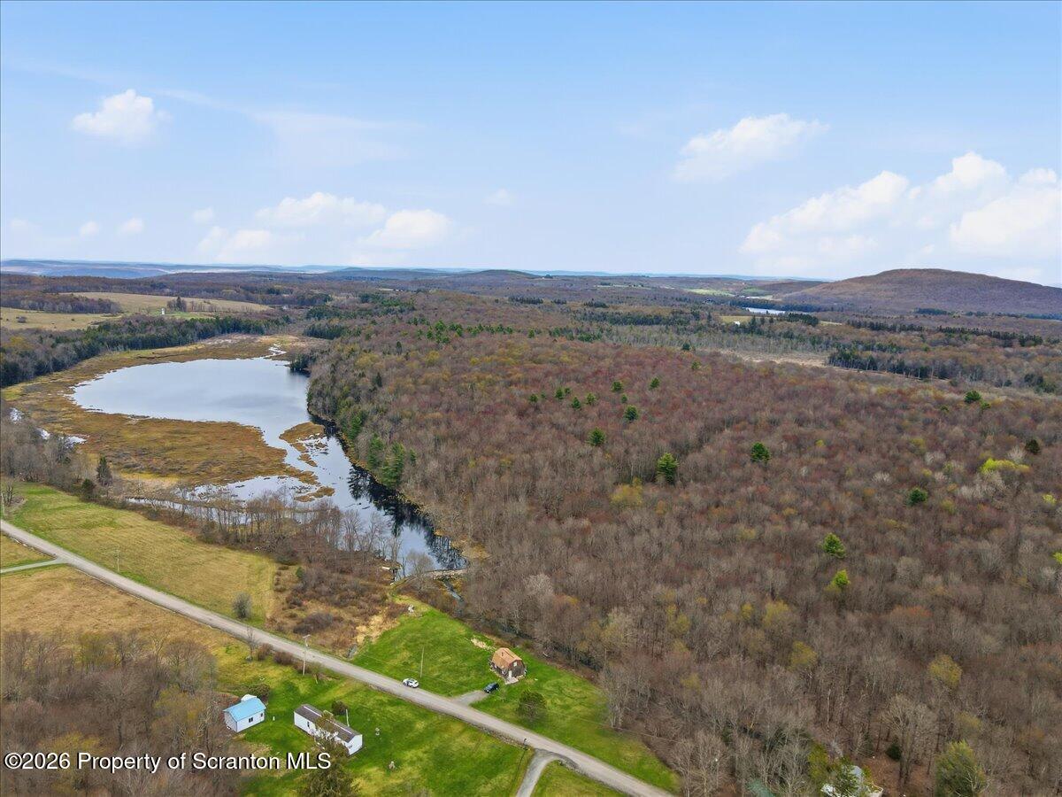 1140 Ball Pond Road Thompson, PA 18465 - Photo 8 of 68 a view of a lake from a balcony
