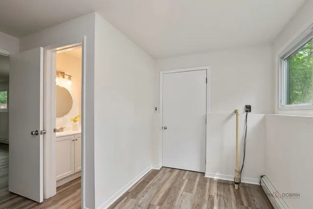 wooden floor in an empty room
