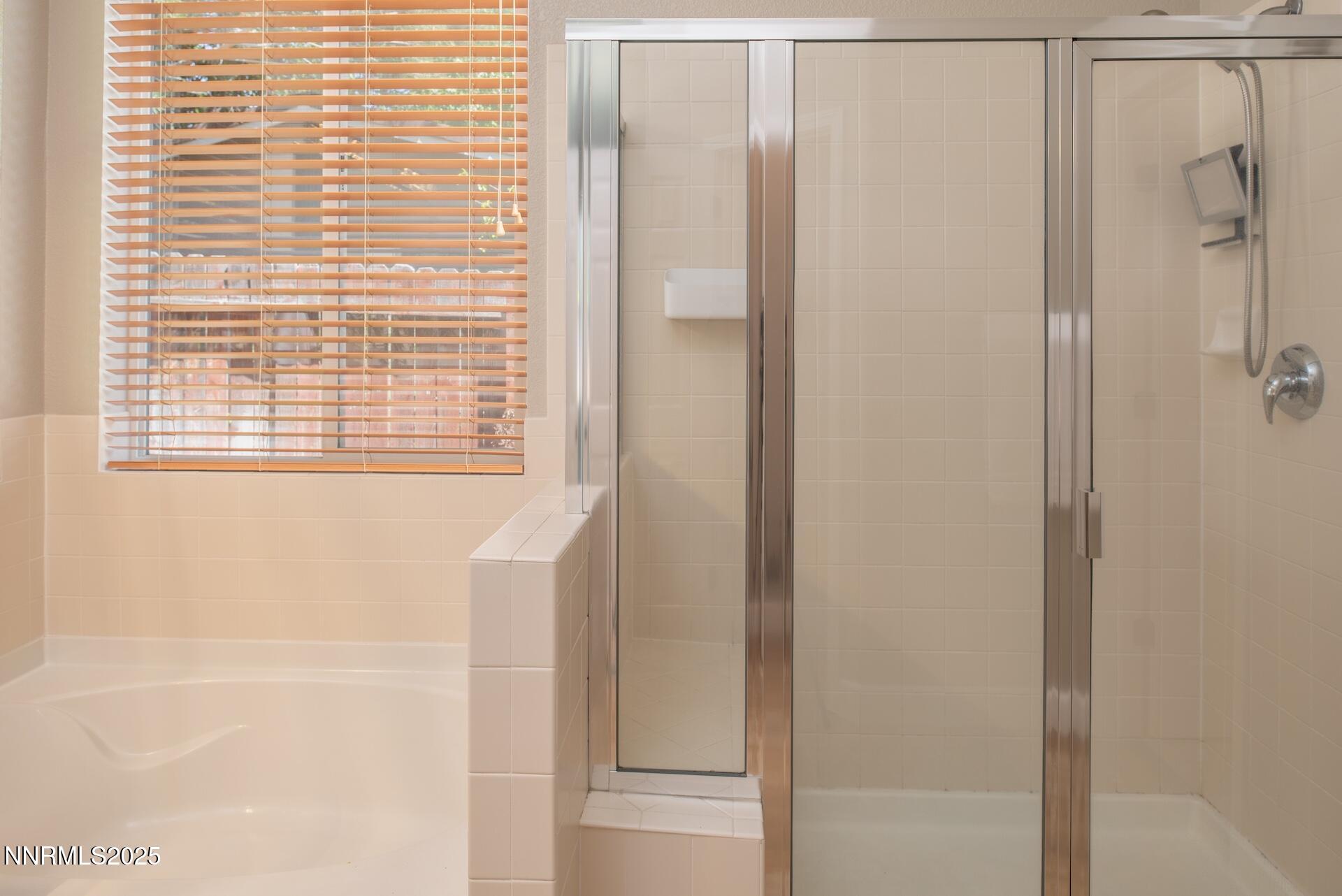 9579 Mammoth Court Reno, NV 89521 - Photo 18 of 39 a bathroom with a bathtub and a shower