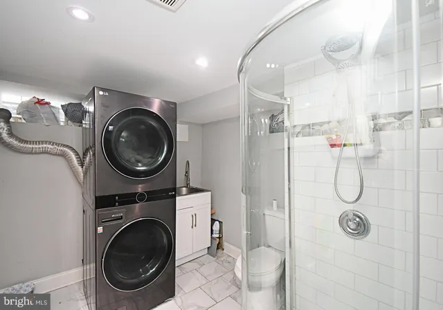 a car parked in front of a house