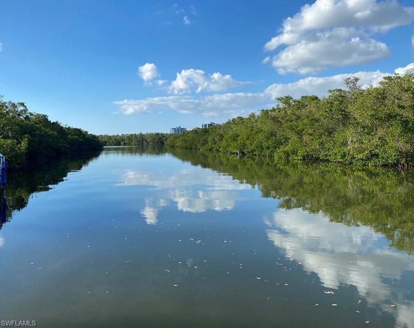 777 Walkerbilt Road, Unit 9 Naples, FL 34110 - Photo 13 of 17 a view of a lake from a yard