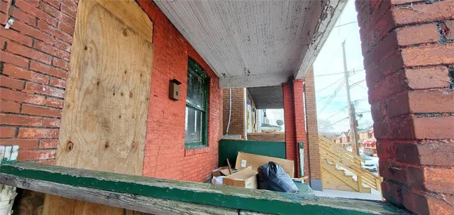 a outdoor view of building and yard