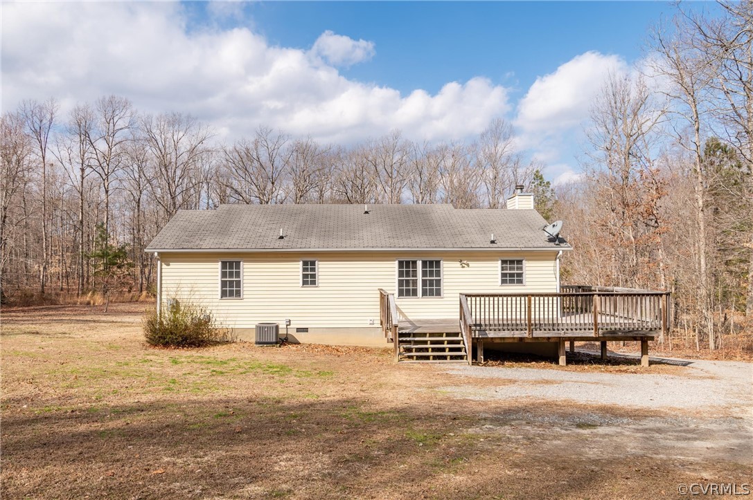 3165 Sandy Hook Road Sandy Hook, VA 23153 - Photo 19 of 25 a view of a house with backyard
