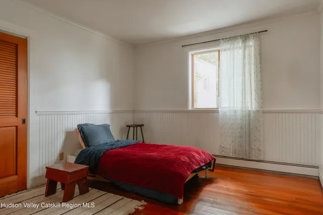 a view of wooden floor