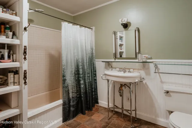 a view of water heater room