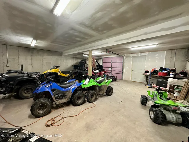 a picture of a room with wall painting