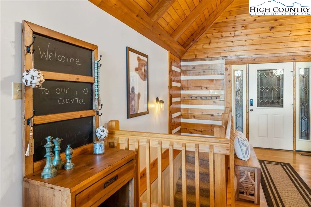 885 John Erwin Road Banner Elk, NC 28604 - Photo 16 of 50 a view of a living room with a large window