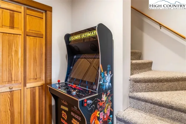 a living room with a couch and a flat screen tv
