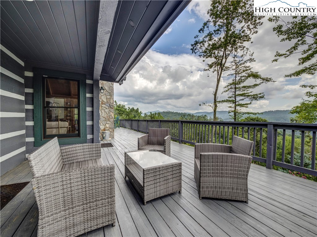885 John Erwin Road Banner Elk, NC 28604 - Photo 38 of 50 a view of roof deck with patio