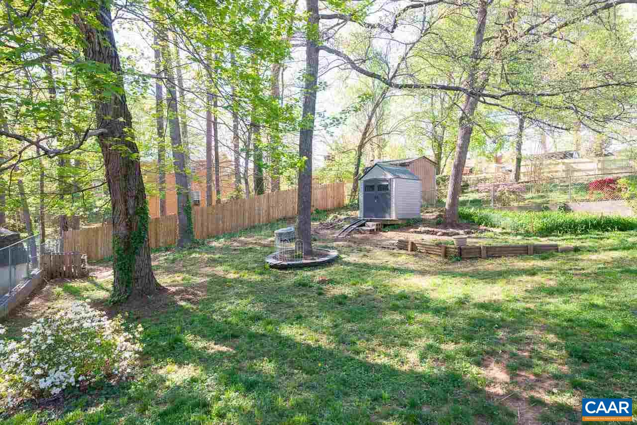 1423 Forest Ridge Road Charlottesville, VA 22903 - Photo 13 of 22 Spacious, fully fenced, new storage shed, shaded and patio