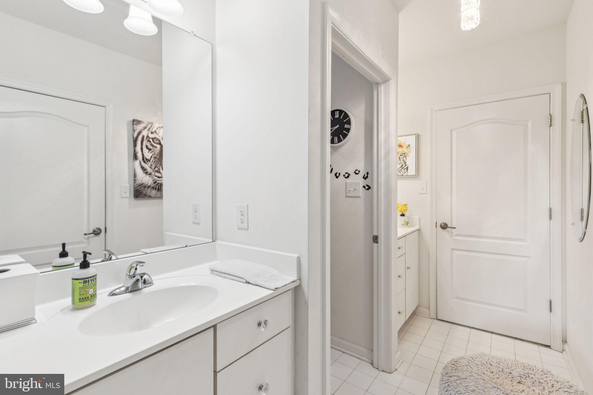2303 Roma Drive Philadelphia, PA 19145 - Photo 42 of 80 a bathroom with a sink and a mirror