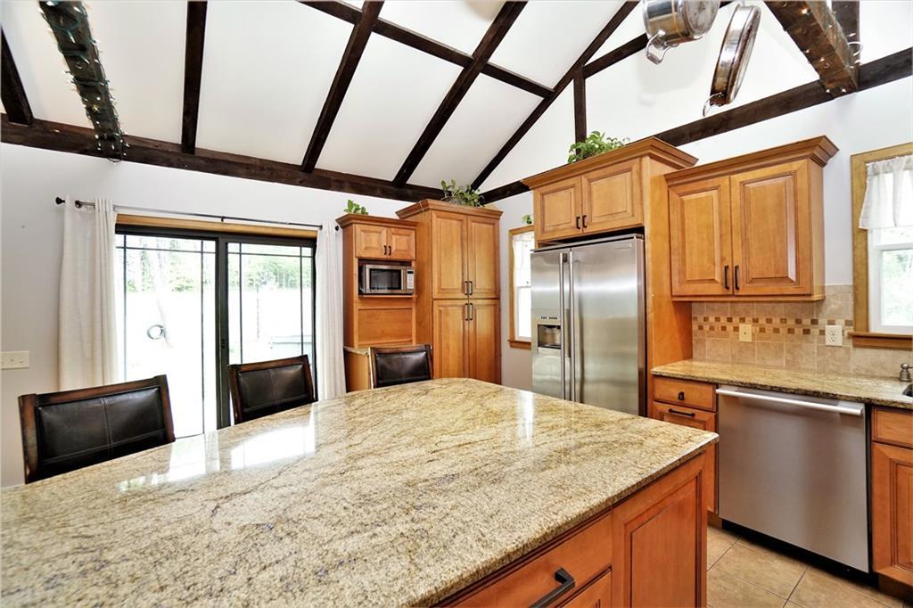 79 Christian Hill Road Limington, ME 04049 - Photo 8 of 34 Kitchen, sliders to back yard
