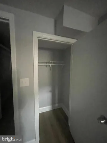 a view of wooden door