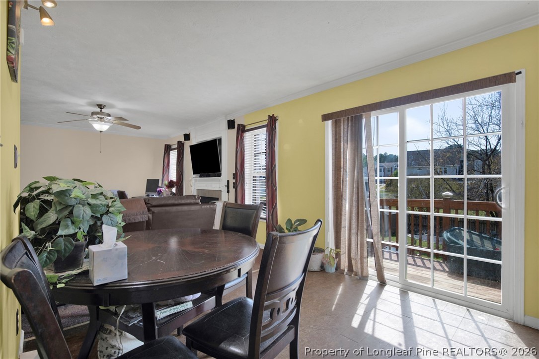 429 Bristlecone Road Fayetteville, NC 28311 - Photo 12 of 38 a view of a dining room with furniture and window