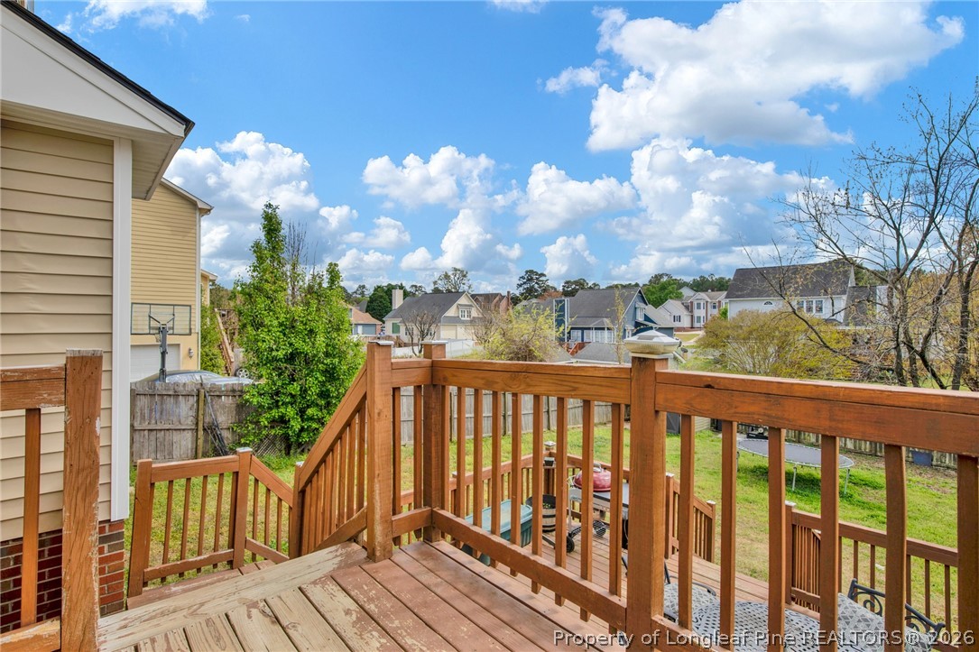 429 Bristlecone Road Fayetteville, NC 28311 - Photo 31 of 38 a view of a balcony with wooden floor