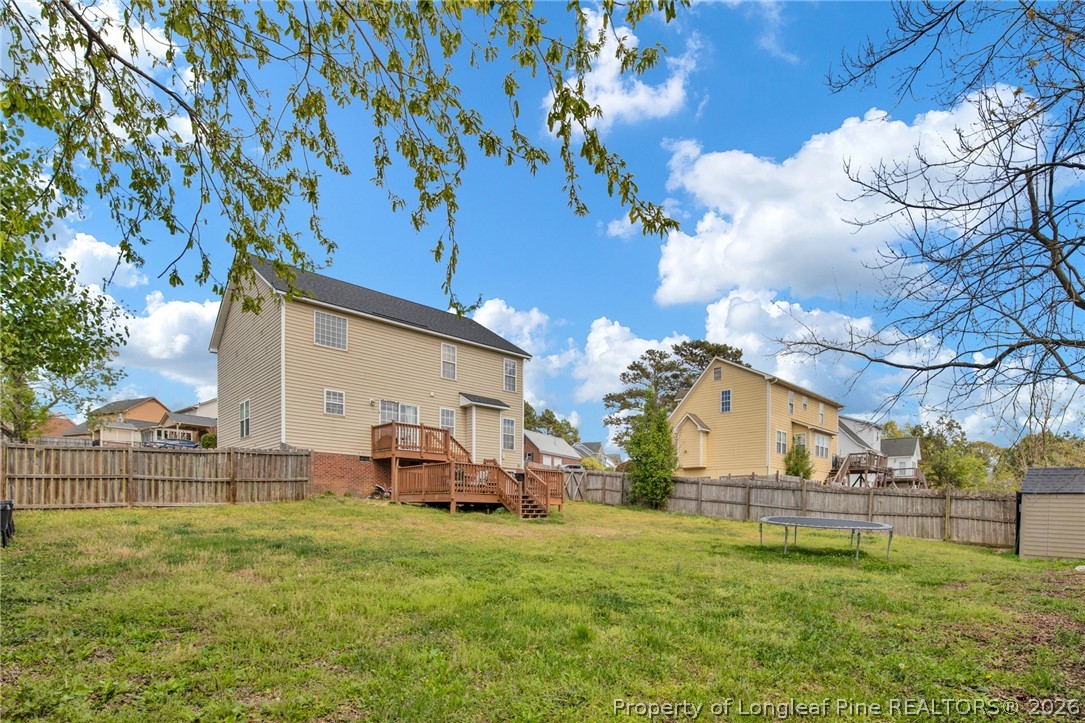429 Bristlecone Road Fayetteville, NC 28311 - Photo 35 of 38 a view of back yard of the house