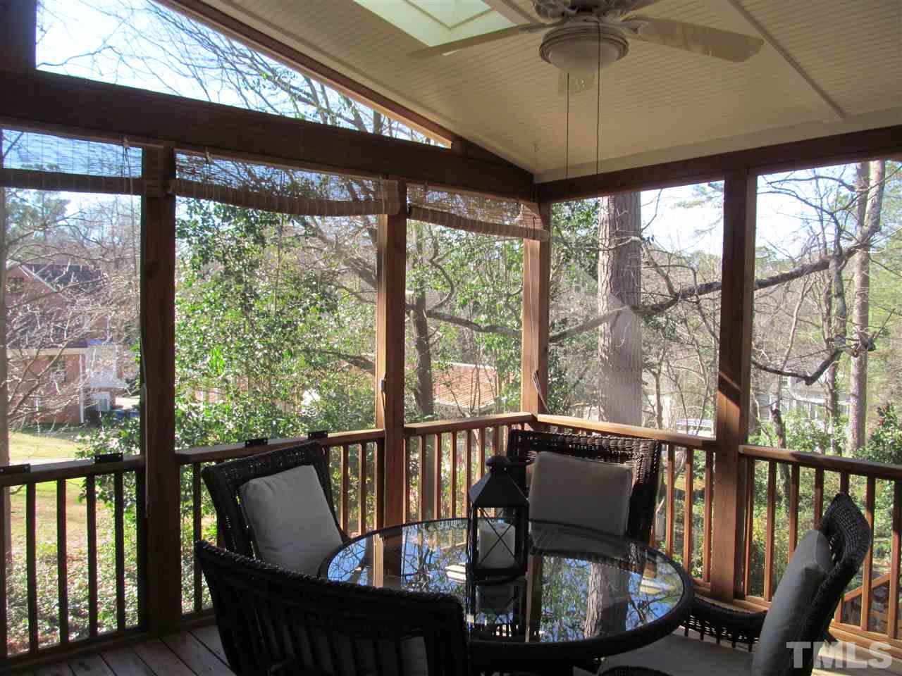 2506 Mayview Road Raleigh, NC 27607 - Photo 24 of 29 a view of a chair and table in the balcony