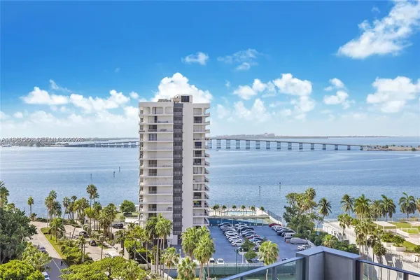 a view of balcony with a potted plant