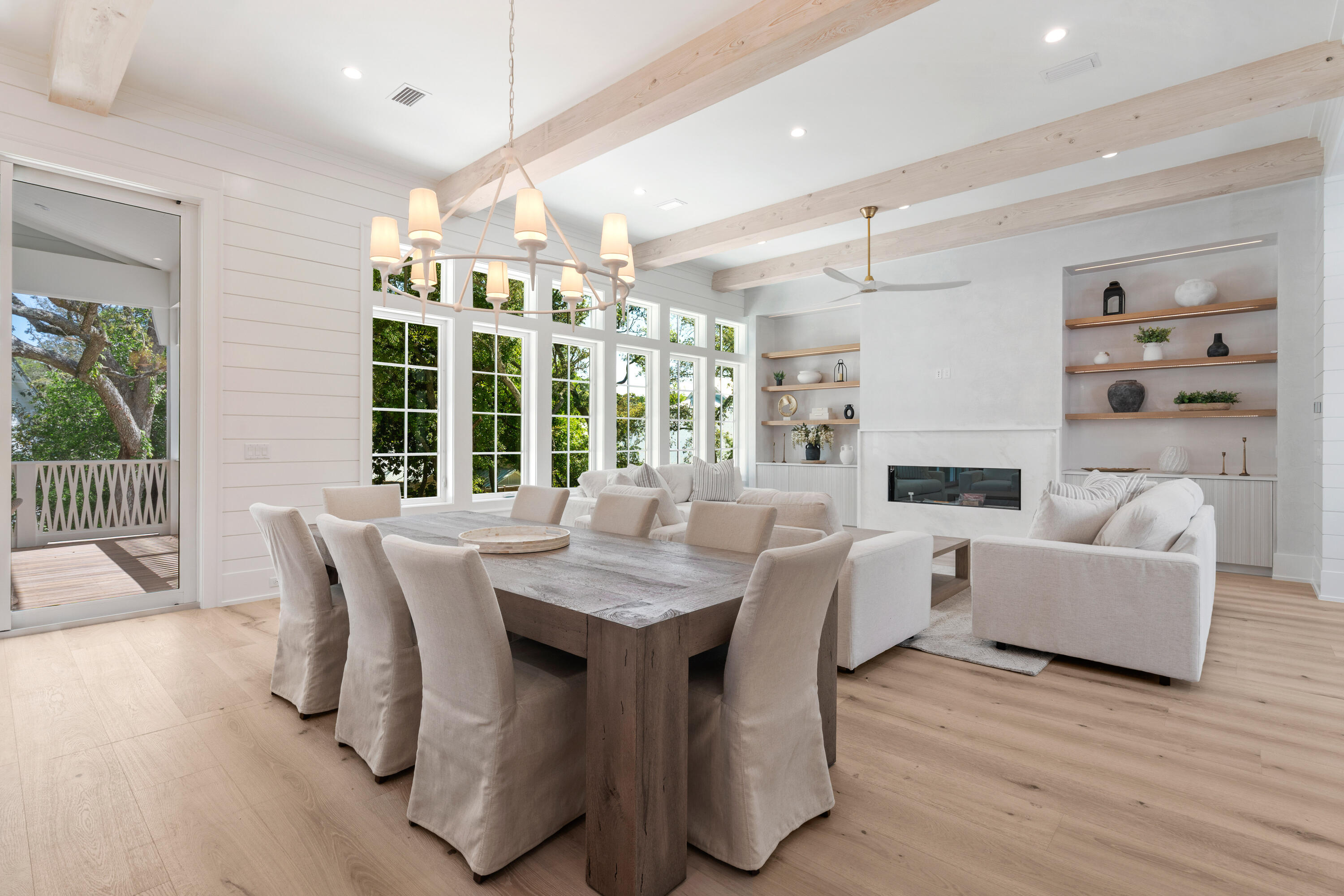 128 Forest Street Santa Rosa Beach, FL 32459 - Photo 10 of 83 Dining Area & Living Area