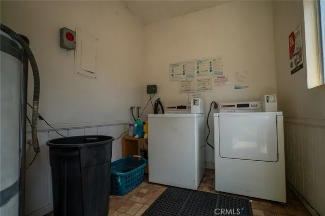 a room with storage and utility