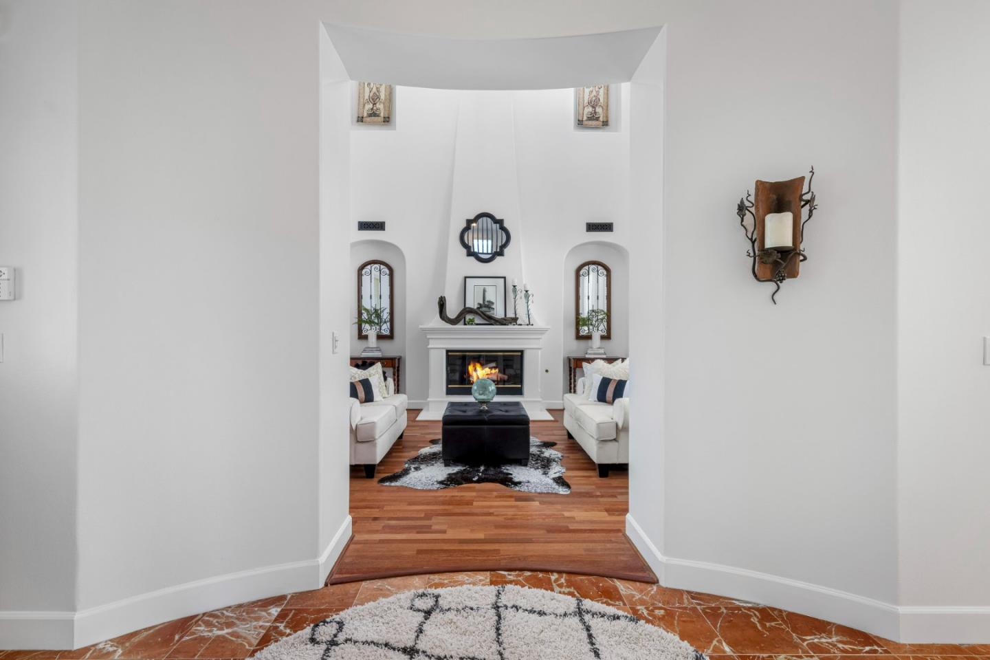 1913 St Andrews Circle Gilroy, CA 95020 - Photo 11 of 79 a view of living room with furniture and a fireplace