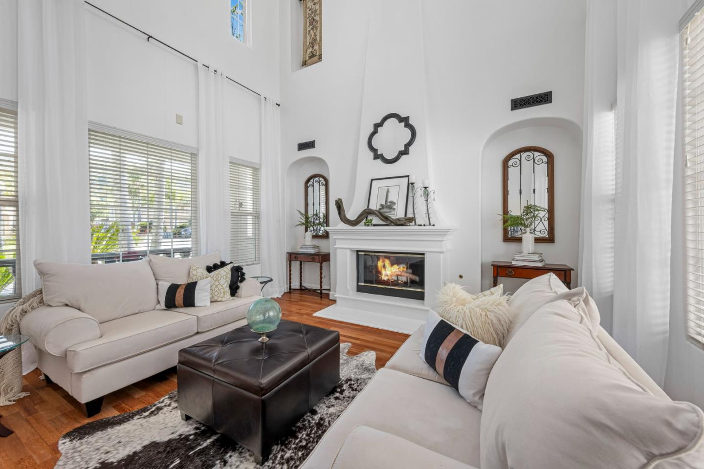 1913 St Andrews Circle Gilroy, CA 95020 - Photo 13 of 79 a living room with furniture and a fireplace