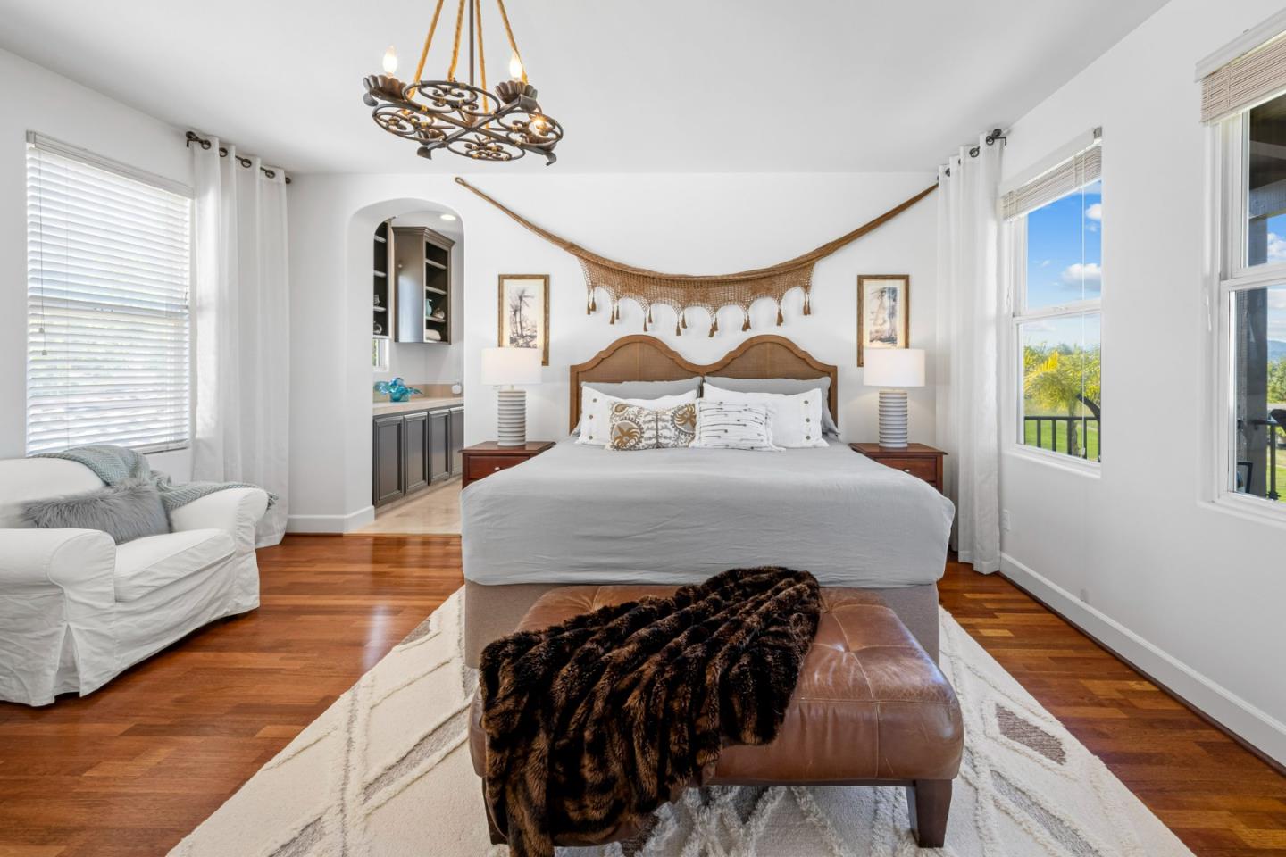 1913 St Andrews Circle Gilroy, CA 95020 - Photo 52 of 79 a bedroom with a bed and a couch