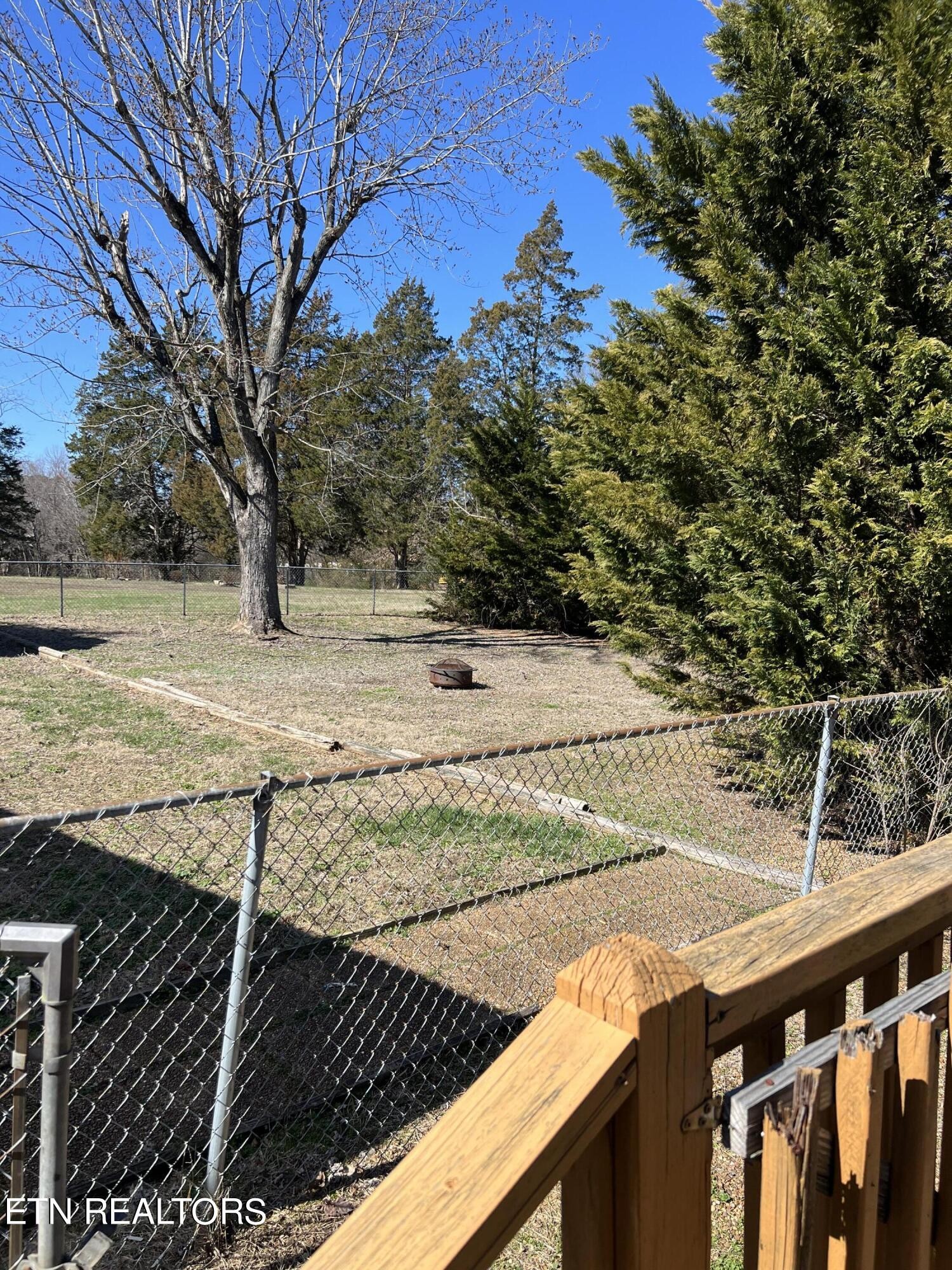 306 Englewood Road Madisonville, TN 37354 - Photo 4 of 34 a view of a backyard with wooden fence