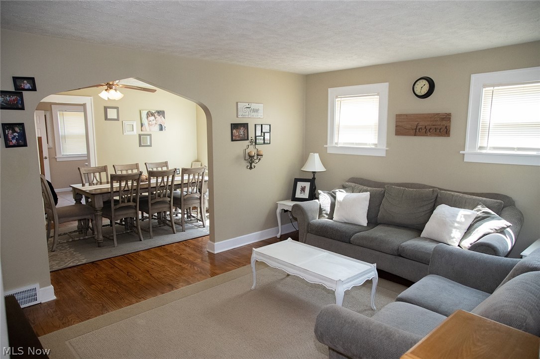 36 South 4th Street Rittman, OH 44270 - Photo 5 of 18 Beautiful archway highlights the flow of the home between the living room and the dining room