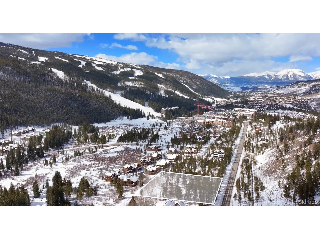 624 Montezuma Road, Unit 3 Keystone, CO 80435 - Photo 35 of 36 a black and white photo of a city