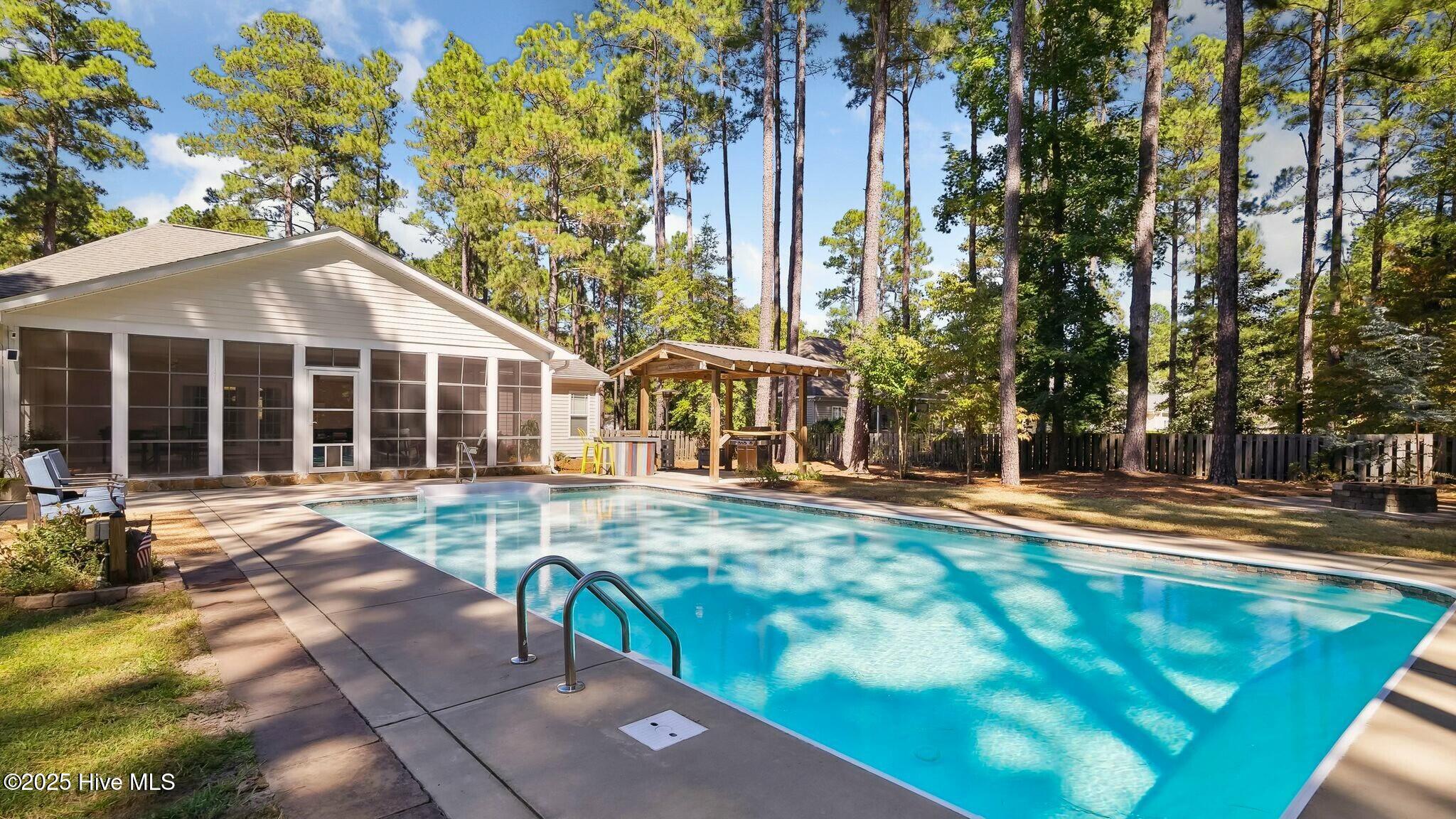 1215 Rays Bridge Road Whispering Pines, NC 28327 - Photo 20 of 54 Backyard