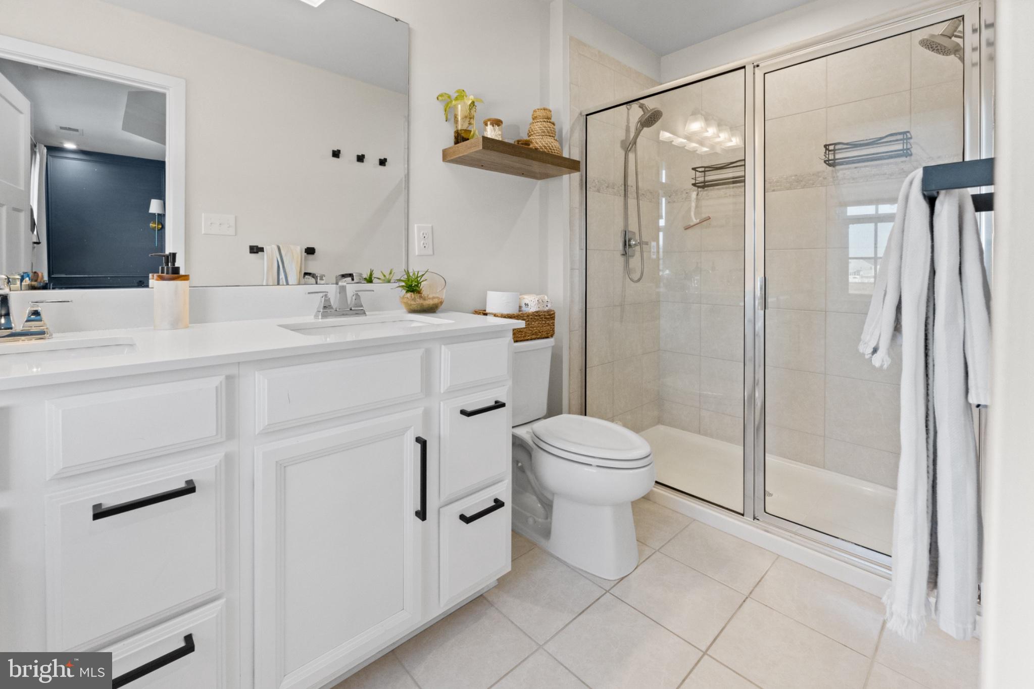 252 Freedom Way Sicklerville, NJ 08081 - Photo 15 of 26 Modern bathroom with sleek finishes.