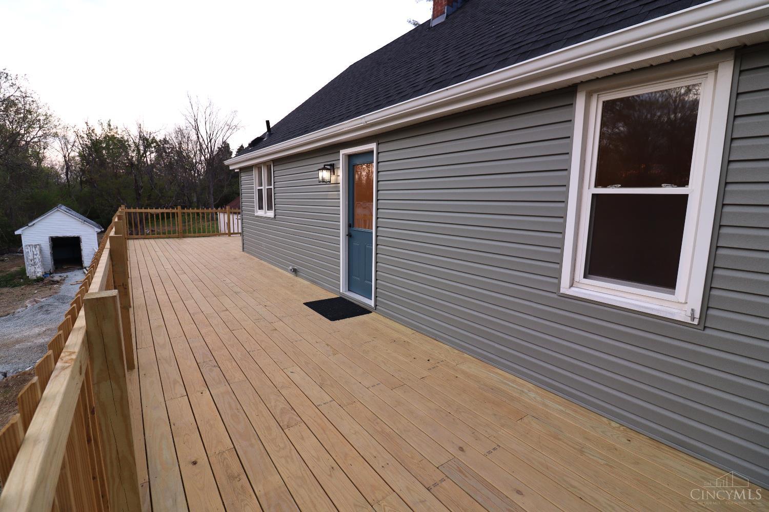 4731 Shephard Road Batavia, OH 45103 - Photo 6 of 25 A massive newly built deck to entertain family and friends or enjoy the sunset in solace.