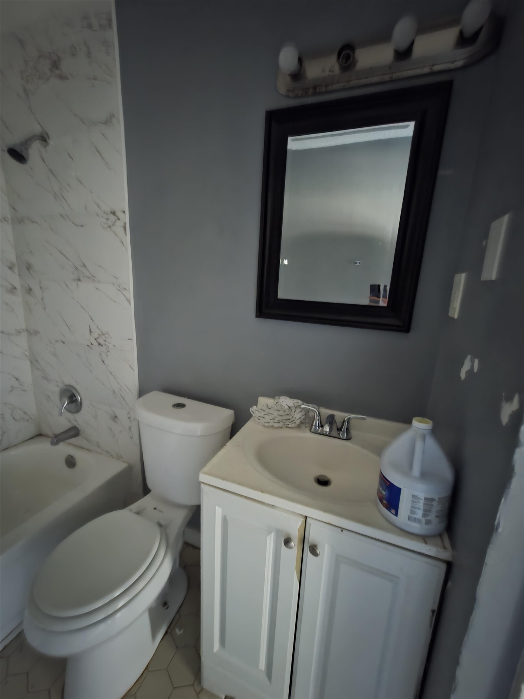 493 Tonawanda Cove Memphis, TN 38109 - Photo 9 of 15 a bathroom with a toilet sink and vanity