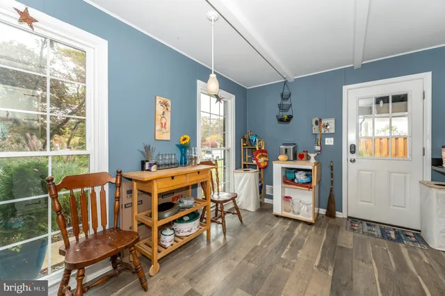 a room with furniture and a window