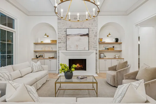 a kitchen with a table and chairs in it