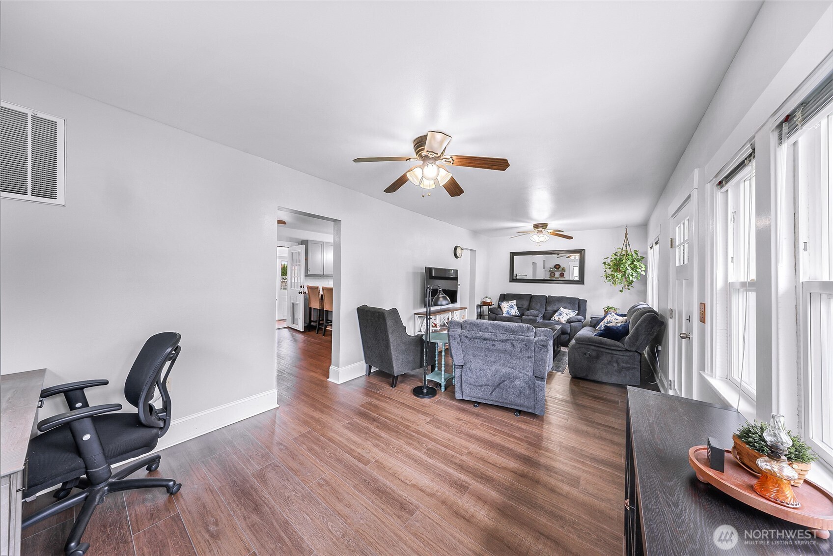6981 Hannegan Road Lynden, WA 98264 - Photo 3 of 25 a living room with furniture and wooden floor