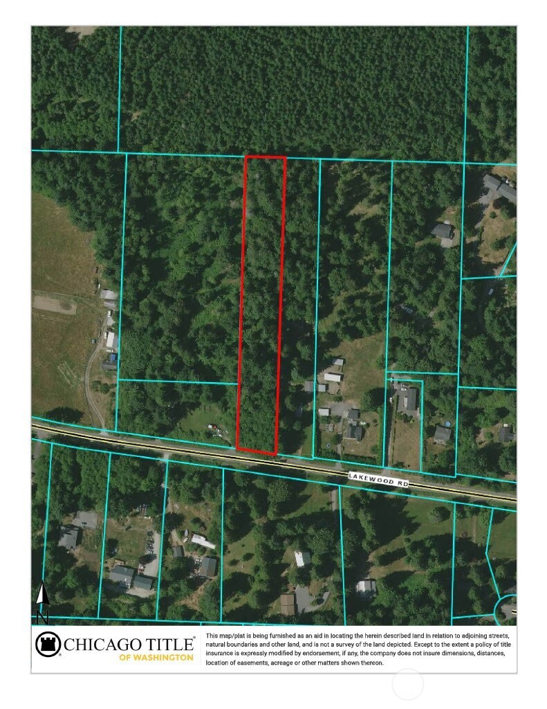 0 Lakewood Road Stanwood, WA 98292 - Photo 4 of 4 a black and white photo of a small yard