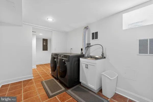 a room with storage and utility