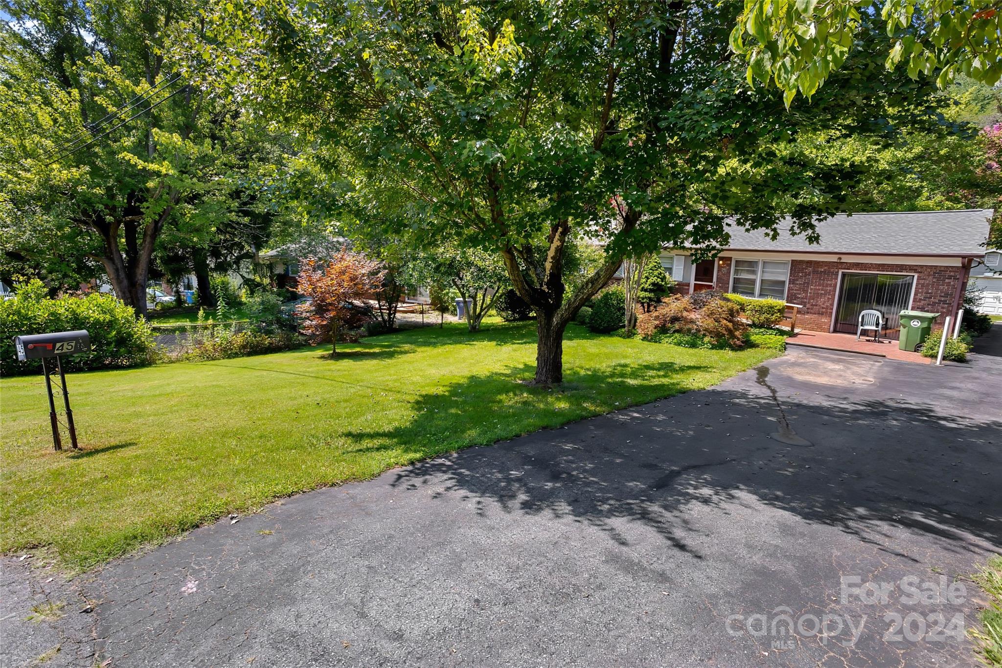 45 Cub Road Asheville, NC 28806 - Photo 4 of 46 a view of a house with backyard and tree
