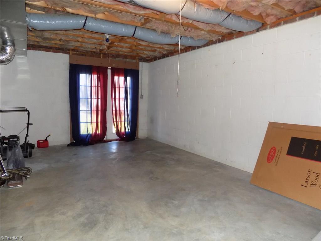 3104 Tyro Road Lexington, NC 27295 - Photo 27 of 28 Basement area just waiting to be finished! Already has heat/cooling and french doors to the exterior!