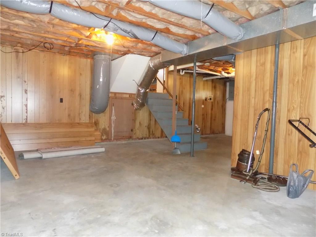 3104 Tyro Road Lexington, NC 27295 - Photo 28 of 28 Additional view of basement area which can be finished.