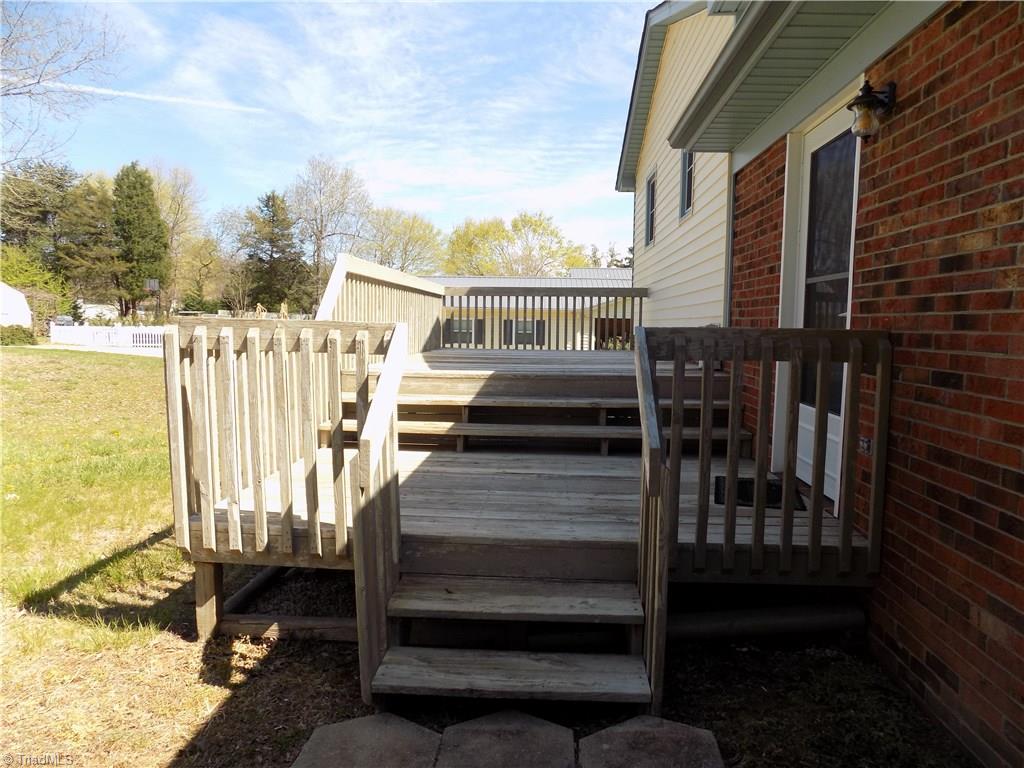 3104 Tyro Road Lexington, NC 27295 - Photo 6 of 28 Two tiered deck with plenty of room for guests at the cook-out!