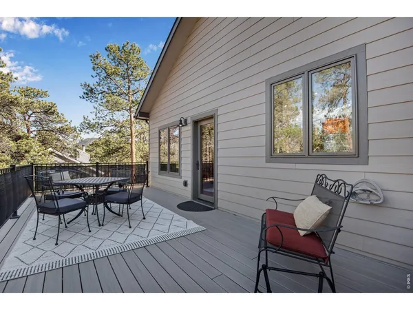 a view of a outdoor seating area with furniture