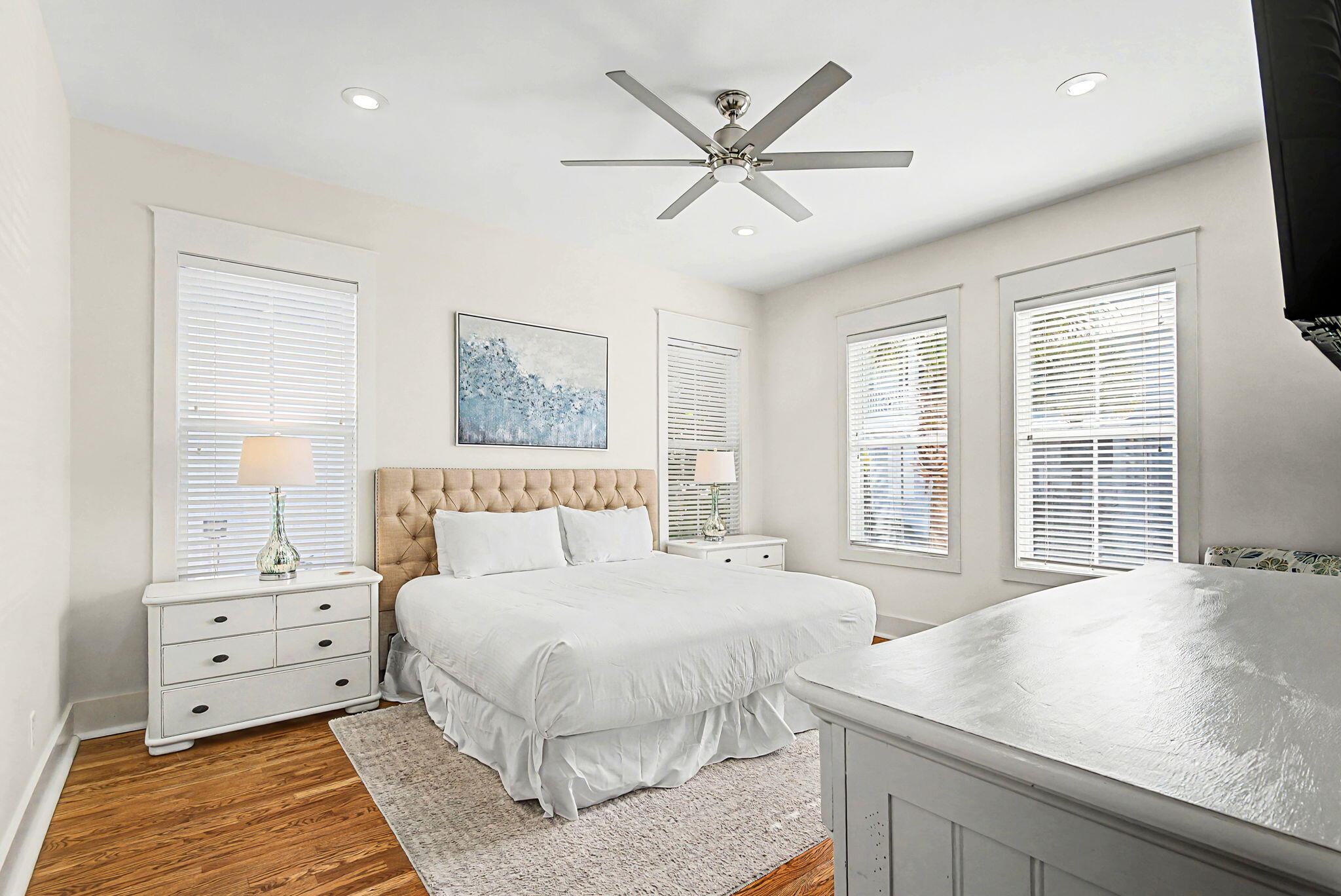 306 Beach Bike Way Inlet Beach, FL 32461 - Photo 12 of 33 a bedroom with a large bed and a large window