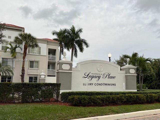 11033 Legacy Boulevard, Unit 302 Palm Beach Gardens, FL 33410 - Photo 28 of 28 a sign on the side of a building