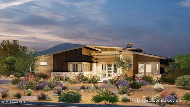 front view of house with a yard