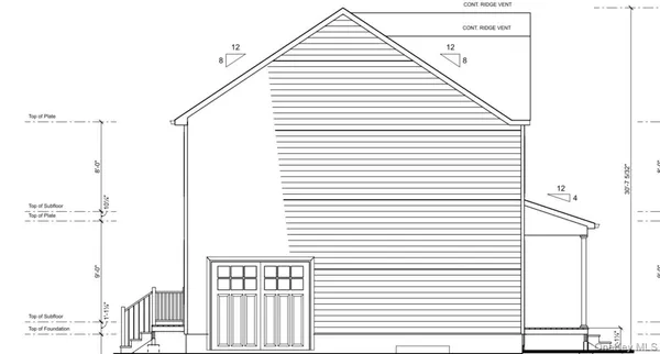 a view of a terrace with sky view