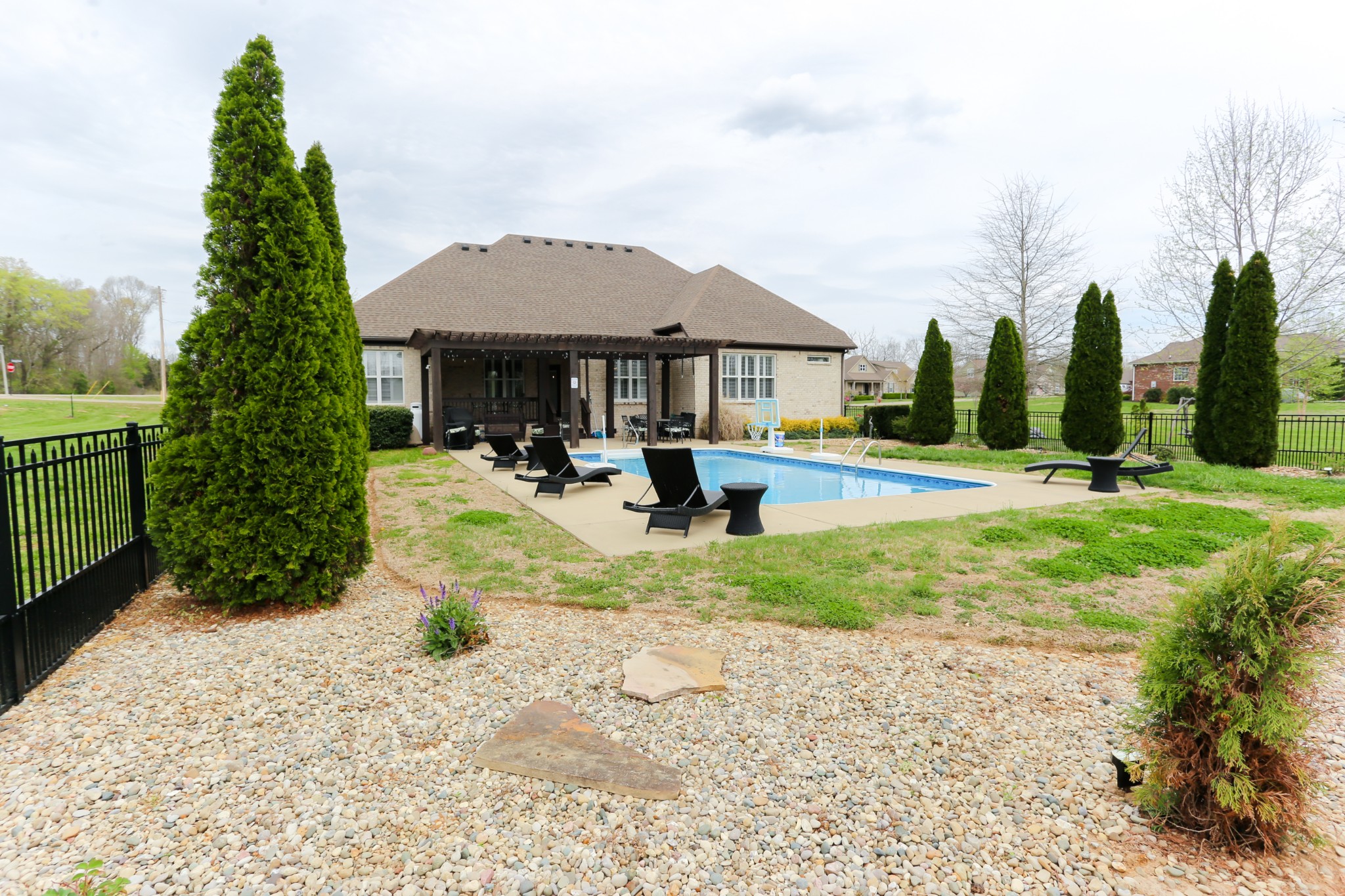 1700 Zevon Court Spring Hill, TN 37174 - Photo 64 of 71 a view of a fountain in front of a house