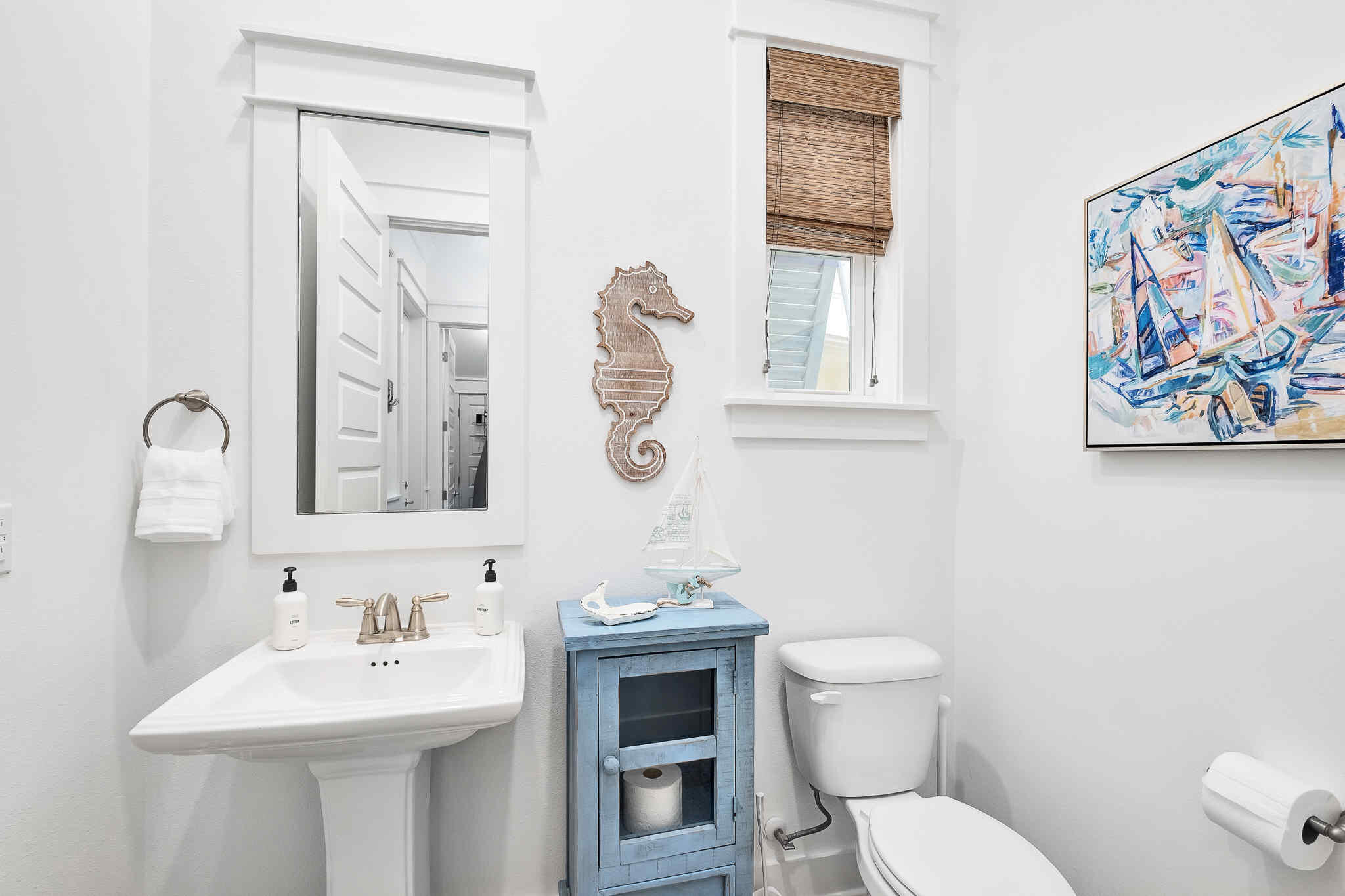 117 West W Pine, Unit A Inlet Beach, FL 32461 - Photo 14 of 30 First floor powder room